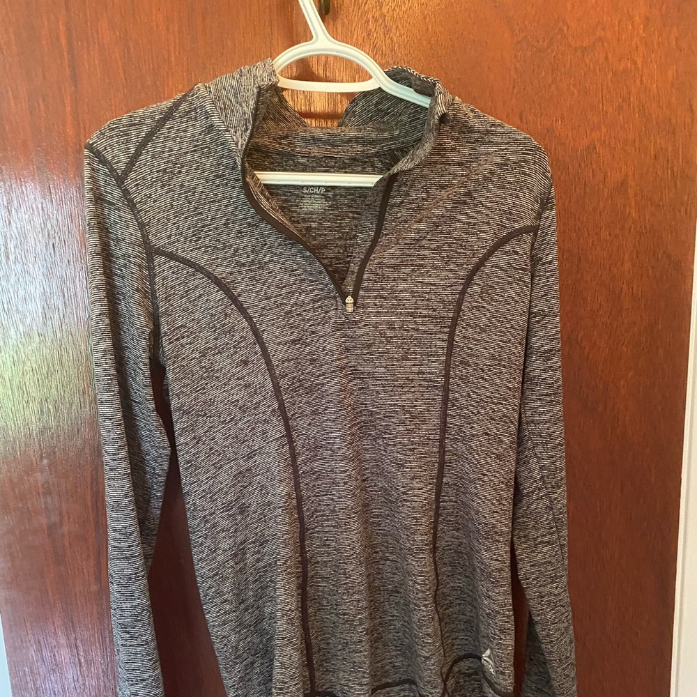 Reebok Heathered Grey Quarter Zip
